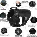 Tactical Military Vest Pet German Shepherd Golden Retriever Tactical  Training Dog Harness and Leash Set For All Breeds Dogs - Image 2