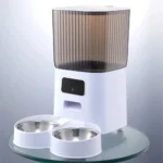 5L Double Bowls Smart Automatic Cat Feeder With Camera Cat Dry Food Video Dispenser Pet Smart Voice Recorder Auto Feeder For Dog - Image 10