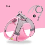 Reflective Soft Mesh Pet Harness & Leash Set - Image 2