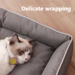 Waterproof Square Dog Bed for Large Dogs - Image 3