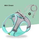Reflective Soft Mesh Pet Harness & Leash Set - Image 8
