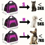 Portable Dog Cat Carrier Bag Pet Puppy Travel Bags Breathable Mesh Small Dog Cat Dogs Outdoor Tent Carrier Outgoing Pets Handbag - Image 5