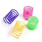 Colourful Cat Spring Toys – Interactive Coil Set - Image 12