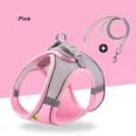 Reflective Soft Mesh Pet Harness & Leash Set - Image 9