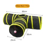 Cat Tunnel Pet Supplies Cat S T Pass Play Tunnel Foldable Cat Tunnel Cat Toy Breathable Drill Barrel for Indoor loud paper - Image 13
