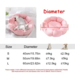 Round Plush Pet Bed for Medium & Large Dogs - Image 8