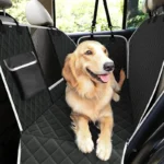 Dog Car Backseat Cover with Mesh Panel - Image 2