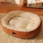 Cozy Oval Plush Pet Bed for Cats & Small Dogs - Image 9