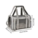 Collapsible Pet Carrier for Cats & Small Dogs - Image 5