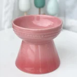Cool Color Ceramic Pet Bowl High Footed round Mouth Water Bowl Feeding Tray Anti Flip Anti Black Chin for Cats And Dogs - Image 14