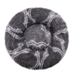 Round Dog Bed Winter Warm Cat Bed Plush Basket for Dog Washable Pet Bed for Small Medium Large Dog Sofa Cat - Image 19