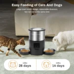 4.5L Automatic Cat Feeder with Dual Bowls - Image 4