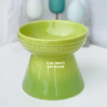 Cool Color Ceramic Pet Bowl High Footed round Mouth Water Bowl Feeding Tray Anti Flip Anti Black Chin for Cats And Dogs - Image 11