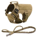 Tactical Military Vest Pet German Shepherd Golden Retriever Tactical  Training Dog Harness and Leash Set For All Breeds Dogs - Image 17
