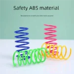 Colourful Cat Spring Toys – Interactive Coil Set - Image 3