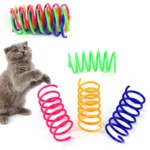 Colourful Cat Spring Toys – Interactive Coil Set - Image 7