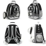 Transparent Space Capsule Pet Backpack Carrier Lightweight Portable Breathable Foldable for Cats Dogs Outdoor Travel Adventure - Image 5
