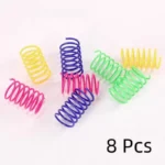 Colourful Cat Spring Toys – Interactive Coil Set - Image 11