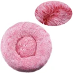 Round Dog Bed Winter Warm Cat Bed Plush Basket for Dog Washable Pet Bed for Small Medium Large Dog Sofa Cat - Image 20