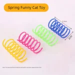 Colourful Cat Spring Toys – Interactive Coil Set - Image 5