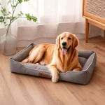 Waterproof Square Dog Bed for Large Dogs - Image 2