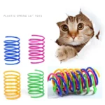 Colourful Cat Spring Toys – Interactive Coil Set - Image 9